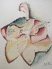 One Soul Study Watercolor 2005 25x29 Watercolor by Alexandra Nechita - 0 One Soul Study Watercolor 2005 25x29 Watercolor by Alexandra Nechita - 0