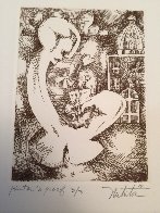 Untitled PP Etching Limited Edition Print by Alexandra Nechita - 1 Untitled PP Etching Limited Edition Print by Alexandra Nechita - 1
