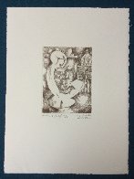 Untitled PP Etching Limited Edition Print by Alexandra Nechita - 2 Untitled PP Etching Limited Edition Print by Alexandra Nechita - 2