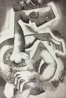 Untitled Unique Trial Proof Limited Edition Print - Alexandra Nechita Untitled Unique Trial Proof Limited Edition Print - Alexandra Nechita