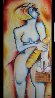 Human Happenings 52x28 Original Painting by Alexandra Nechita - 1 Human Happenings 52x28 Original Painting by Alexandra Nechita - 1