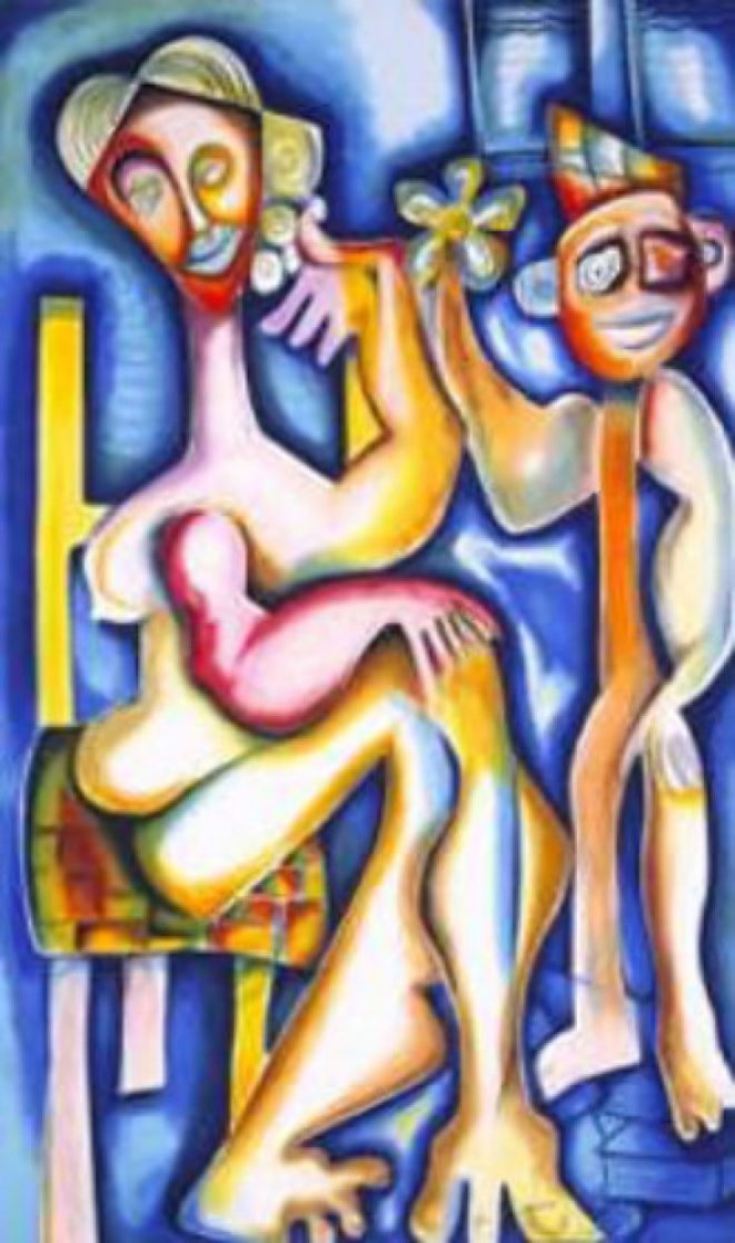 Ladder of Giving 2002 Limited Edition Print by Alexandra Nechita Ladder of Giving 2002 Limited Edition Print by Alexandra Nechita