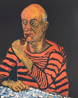 Portrait of John Rothschild PP 1980 Limited Edition Print - Alice Neel Portrait of John Rothschild PP 1980 Limited Edition Print - Alice Neel