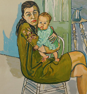 Mother And Child 1982 BAT Limited Edition Print - Alice Neel Mother And Child 1982 BAT Limited Edition Print - Alice Neel