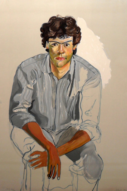 Portrait of John Cheim 1981 Limited Edition Print by Alice Neel