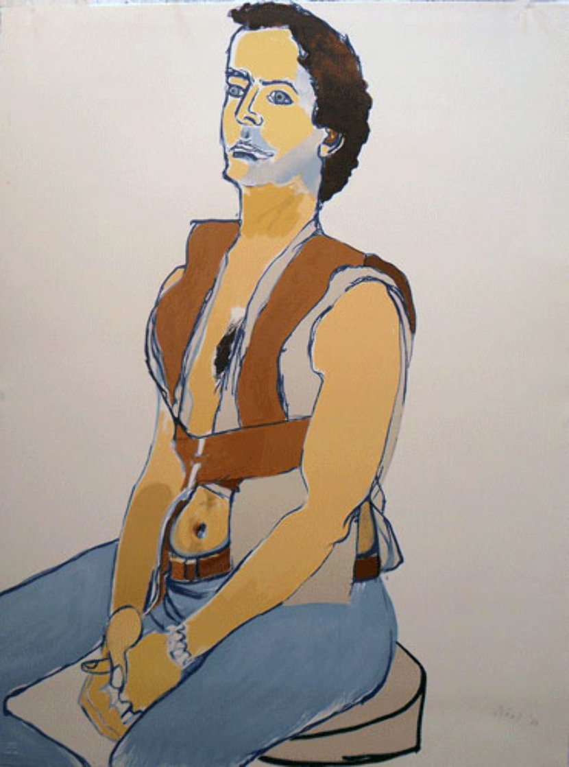 Man in Harness BAT 1980 Limited Edition Print by Alice Neel Man in Harness BAT 1980 Limited Edition Print by Alice Neel