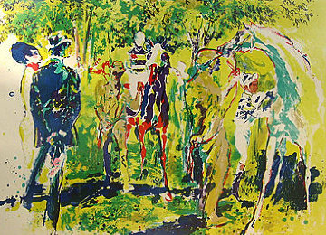 Paddock II 1971 Limited Edition Print - LeRoy Neiman Paddock II 1971 Limited Edition Print - LeRoy Neiman