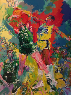 Magic Johnson 1988 Limited Edition Print - LeRoy Neiman Magic Johnson 1988 Limited Edition Print - LeRoy Neiman