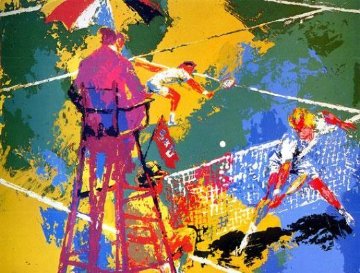 Sudden Death AP 1973 Limited Edition Print - LeRoy Neiman Sudden Death AP 1973 Limited Edition Print - LeRoy Neiman