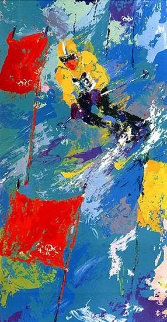Winter Olympics Skiing Lake Placid 1980 Limited Edition Print - LeRoy Neiman Winter Olympics Skiing Lake Placid 1980 Limited Edition Print - LeRoy Neiman
