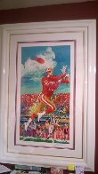 Jerry Rice AP 1995 HS by Jerry Rice Limited Edition Print by LeRoy Neiman - 3
