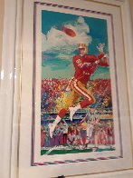 Jerry Rice AP 1995 HS by Jerry Rice Limited Edition Print by LeRoy Neiman - 4