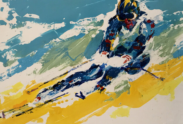 Tomba La Bomba 1988 21x15 Original Painting - LeRoy Neiman