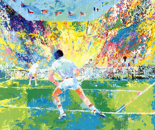 Stadium Tennis 1981 - Olympics Limited Edition Print by LeRoy Neiman