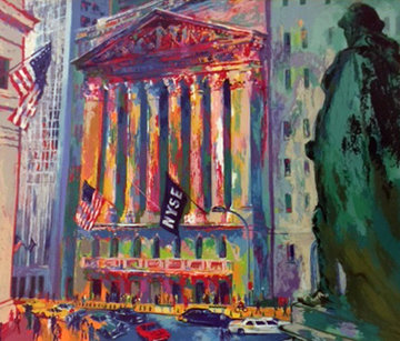 New York Stock Exchange 2003 Limited Edition Print - LeRoy Neiman New York Stock Exchange 2003 Limited Edition Print - LeRoy Neiman