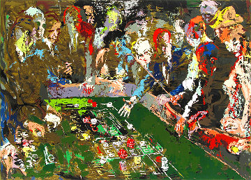 Vegas Craps AP 1992 Limited Edition Print - LeRoy Neiman Vegas Craps AP 1992 Limited Edition Print - LeRoy Neiman