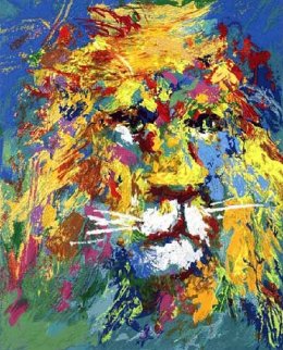 Lion And Lioness 2007 Limited Edition Print - LeRoy Neiman Lion And Lioness 2007 Limited Edition Print - LeRoy Neiman