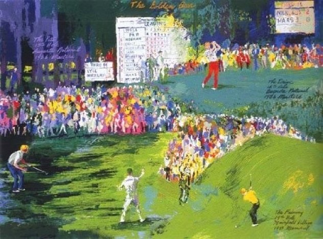 Golden Bear 1989 - Golf - Jack Nicklaus Limited Edition Print by LeRoy Neiman