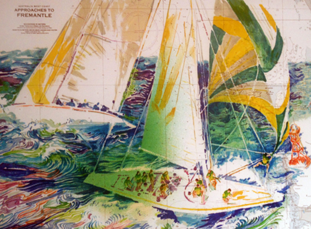 America's Cup - Australia 1986 Limited Edition Print by LeRoy Neiman