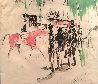 Hialeah Racetrack in Florida Mixed Media 1959 29x27 Works on Paper (not prints) by LeRoy Neiman - 2