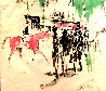 Hialeah Racetrack in Florida Mixed Media 1959 29x27 Works on Paper (not prints) by LeRoy Neiman - 0