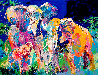Elephant Family 1984 - Huge Limited Edition Print by LeRoy Neiman - 0