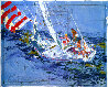 Nantucket Sailing 1980 - Massachusetts Limited Edition Print by LeRoy Neiman - 2