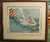 Nantucket Sailing 1980 - Massachusetts Limited Edition Print by LeRoy Neiman - 1