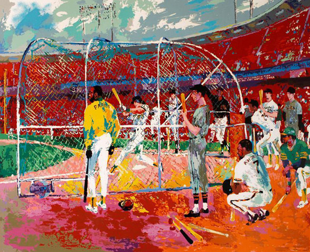 Bay Area Baseball 1990 Limited Edition Print by LeRoy Neiman