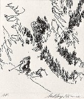 Ski Etchings, Set of Five AP Limited Edition Print by LeRoy Neiman - 0 Ski Etchings, Set of Five AP Limited Edition Print by LeRoy Neiman - 0