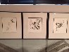 Ski Etchings, Framed Set of Five  AP Limited Edition Print by LeRoy Neiman - 5
