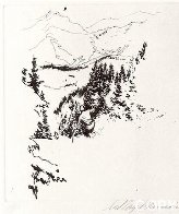 Ski Etchings, Set of Five AP Limited Edition Print by LeRoy Neiman - 1 Ski Etchings, Set of Five AP Limited Edition Print by LeRoy Neiman - 1