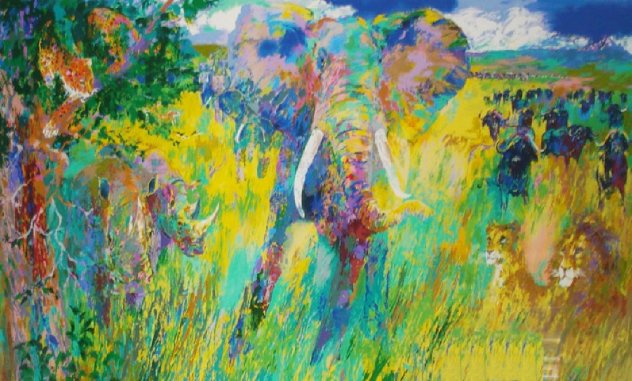 Big Five 2001 AP Limited Edition Print by LeRoy Neiman