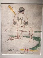 Reggie Jackson 1977 21x17 Works on Paper (not prints) by LeRoy Neiman - 1 Reggie Jackson 1977 21x17 Works on Paper (not prints) by LeRoy Neiman - 1