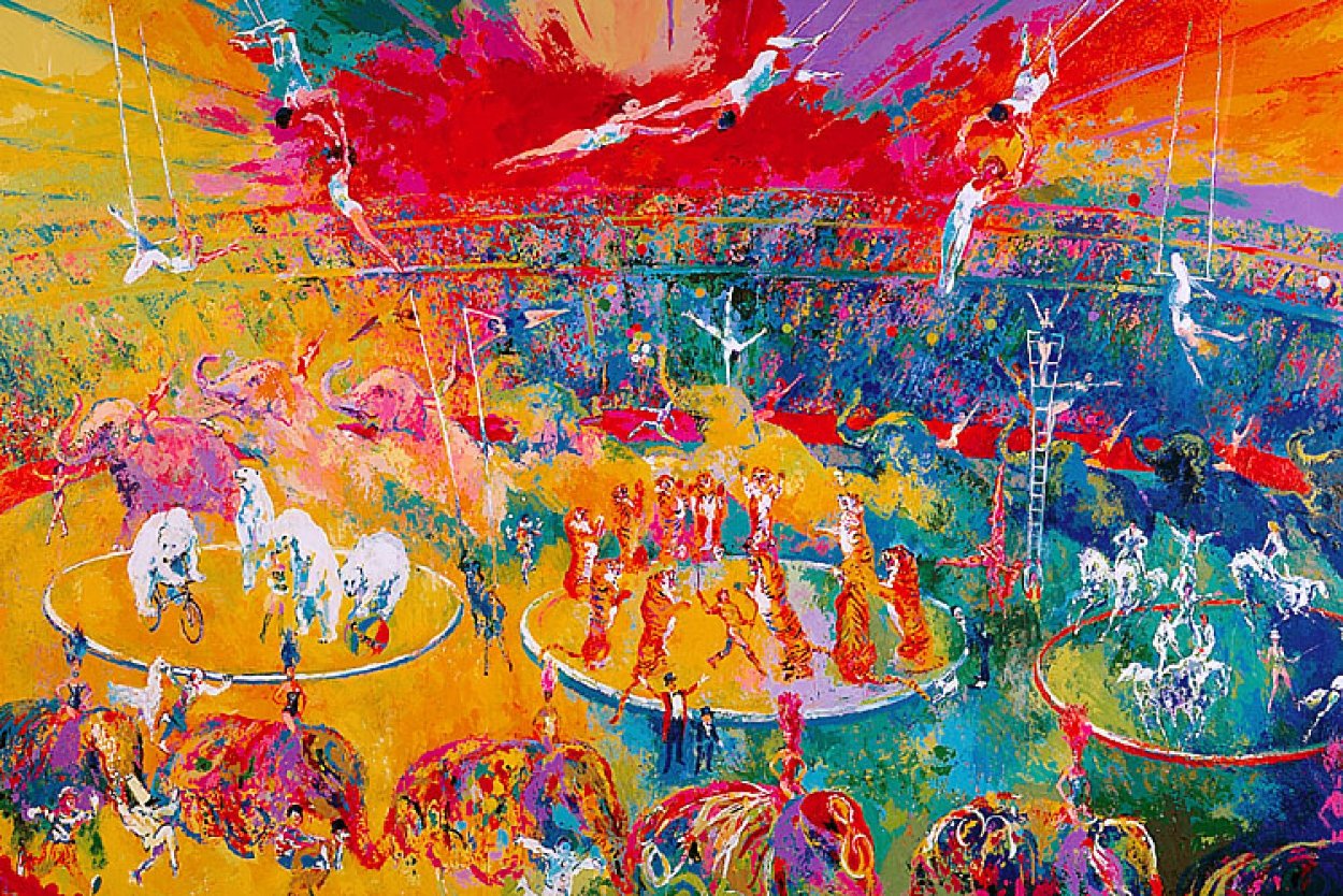 Circus 2001 Super Huge Limited Edition Print by LeRoy Neiman Circus 2001 Super Huge Limited Edition Print by LeRoy Neiman