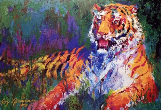 Resting Tiger 2008 Limited Edition Print by LeRoy Neiman