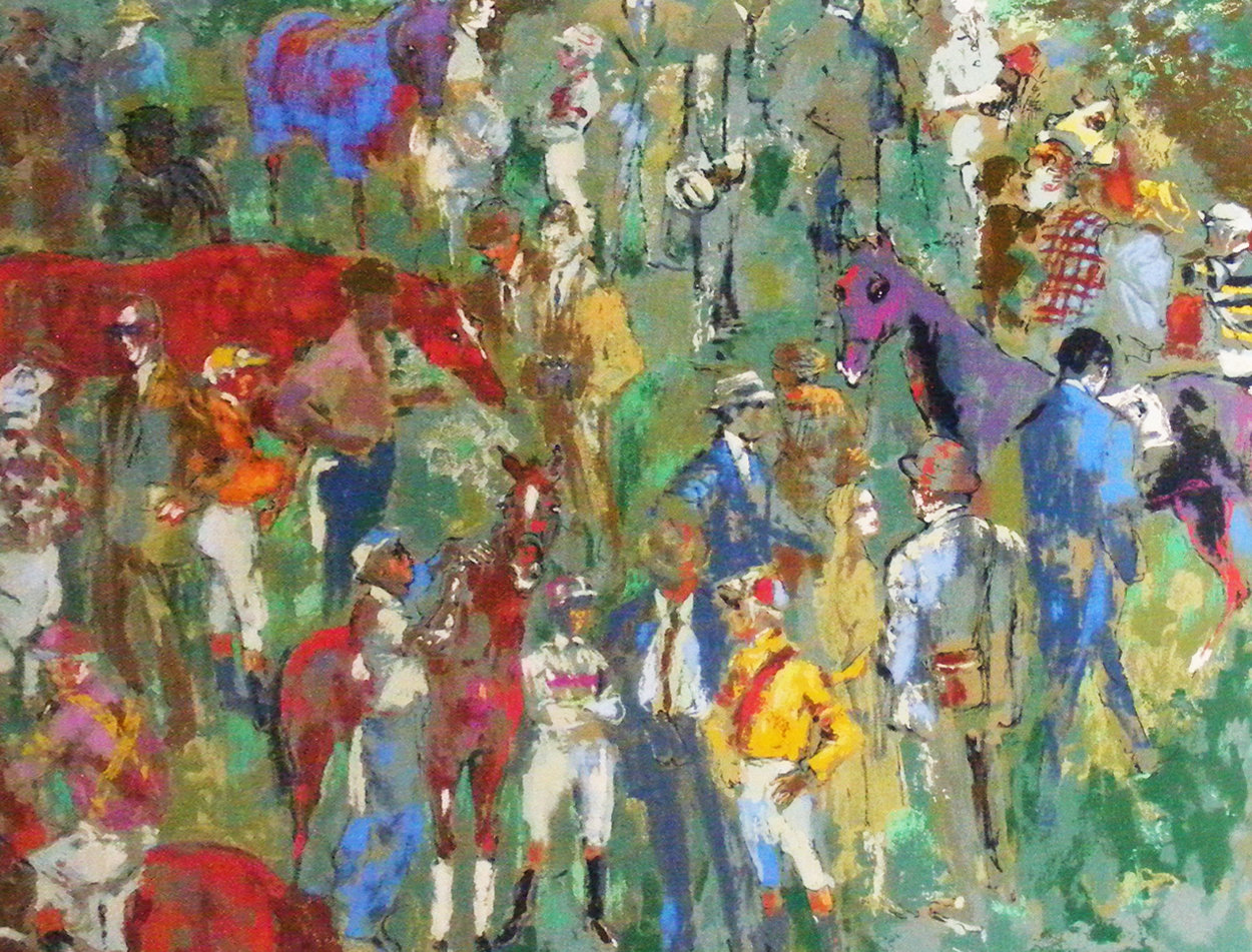 Before the Race 1981 Limited Edition Print by LeRoy Neiman Before the Race 1981 Limited Edition Print by LeRoy Neiman