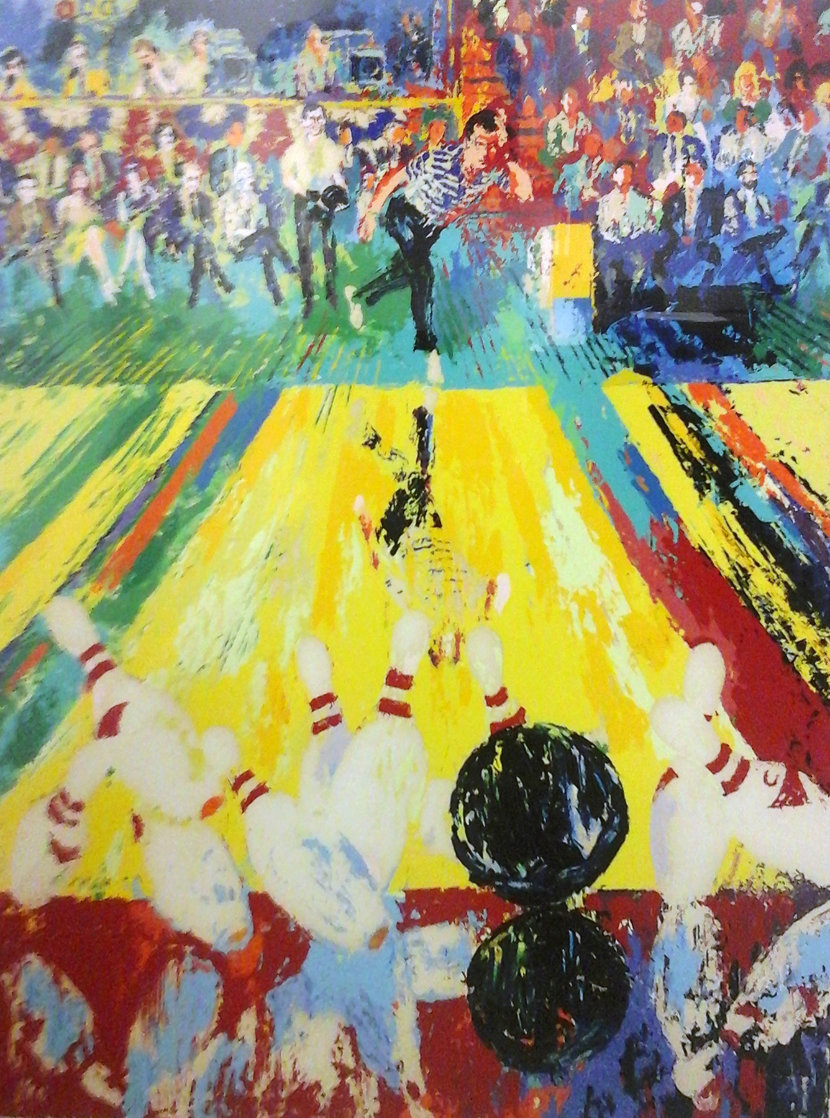 Million Dollar Strike HS by 2 Pro Bowlers 1982 Limited Edition Print by LeRoy Neiman