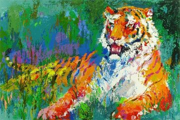 Resting Tiger 2008 Limited Edition Print - LeRoy Neiman