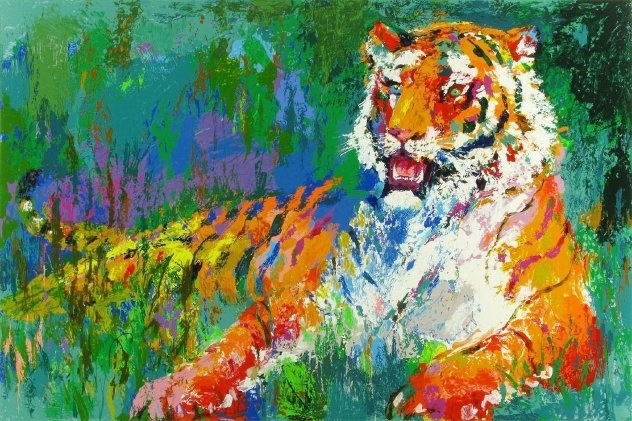 Resting Tiger 2008 Limited Edition Print by LeRoy Neiman