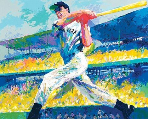 Dimaggio Cut AP 1998 HS By Joe - Baseball Limited Edition Print - LeRoy Neiman