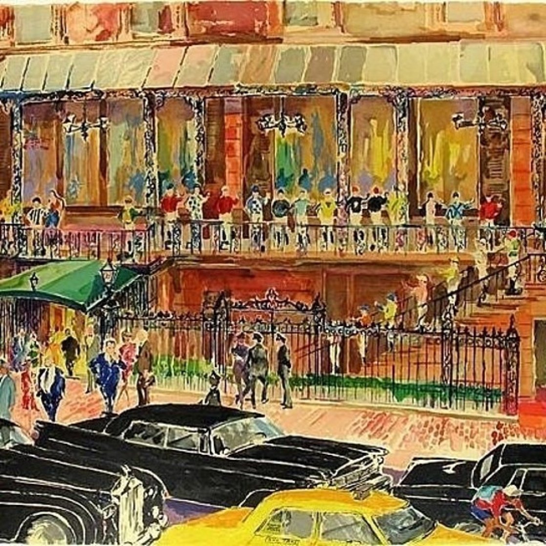 21 Club AP 1990 Limited Edition Print by LeRoy Neiman 21 Club AP 1990 Limited Edition Print by LeRoy Neiman