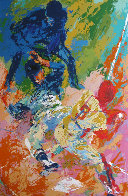 Sliding Home 1972 Limited Edition Print by LeRoy Neiman - 1