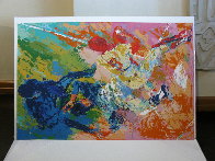 Sliding Home 1972 Limited Edition Print by LeRoy Neiman - 2