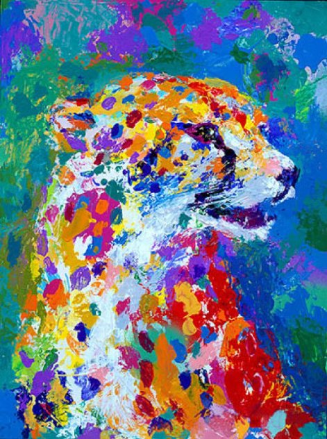 Portrait of a Cheetah 2004 Limited Edition Print by LeRoy Neiman