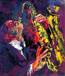 Saxman 1974 Limited Edition Print - LeRoy Neiman Saxman 1974 Limited Edition Print - LeRoy Neiman