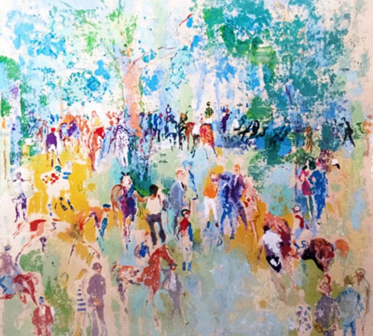Paddock AP 1972 Limited Edition Print by LeRoy Neiman
