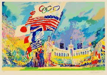 Opening Ceremonies XXIII #1 in the Edition 1984 Limited Edition Print - LeRoy Neiman Opening Ceremonies XXIII #1 in the Edition 1984 Limited Edition Print - LeRoy Neiman