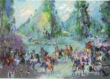 Hunt Rendezvous (Homage to Oudry) 1992 Limited Edition Print - LeRoy Neiman Hunt Rendezvous (Homage to Oudry) 1992 Limited Edition Print - LeRoy Neiman