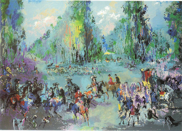 Hunt Rendezvous (Homage to Oudry) 1992 Limited Edition Print by LeRoy Neiman Hunt Rendezvous (Homage to Oudry) 1992 Limited Edition Print by LeRoy Neiman